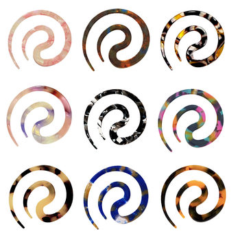 French-Style Simple Invisible Hair Bun Holder Lazy Bun Spiral Styling Hair Tie Bun Hair Clip Hair Accessory for Women