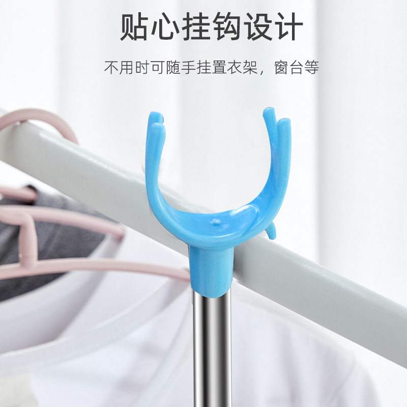 Stainless Steel Retractable Clothes Drying Fork Balcony Clothes Drying Rod Household Extended Clothes Drying Rod Clothes Drying Rod Clothes Fork Ready for Sale