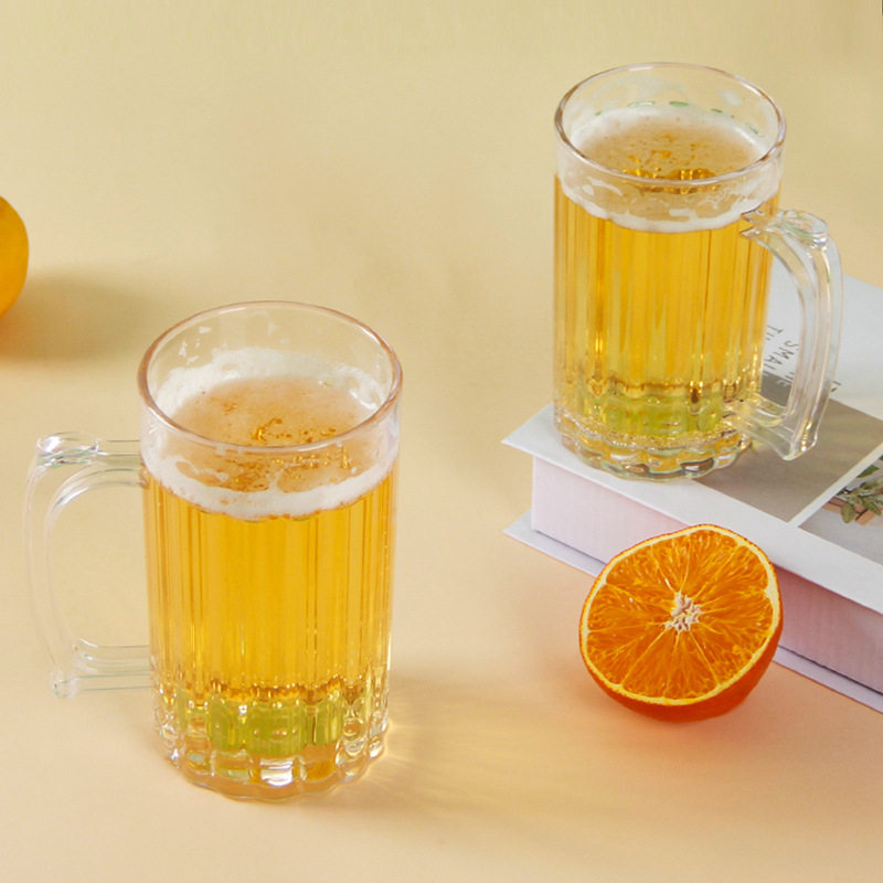 Acrylic Beer Cup Grill Hotel Bar KTV Beverage Large Capacity Plastic Cup Drop-resistant High Temperature Apron Cup