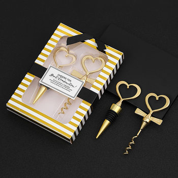 Cross-border Creative Love Wine Set Fresh-keeping Secret Packaging Wedding Festival Birthday Party Wine Cork Bottle Opener Gift