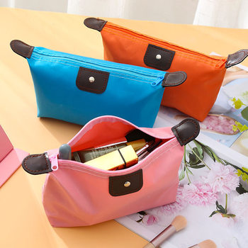2025 New Dumpling Cosmetic Bag Portable Travel Small Mini Cosmetic Lipstick Storage Bag
