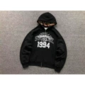 E573 # Zip sweatshirt black
