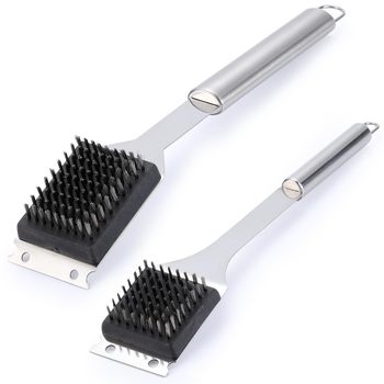 Amazon's New Barbecue Brush Cross-Border Hot Selling Cleaning Brush Barbecue Brush Wire Brush Bbq Barbecue Brush