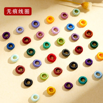 Hand-woven Seiko hand-pulled coil wreaths all knot accessories DIY hand rope spacer pure multi-color in stock manufacturers wholesale