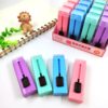Push rubber macaroon color student examination eraser children stationery creative rubber Primary School students wipe clean