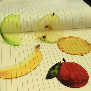 Cute Original Watermelon Apple Fig Fruit Bookmark High-Value Acrylic Bookmark Translucent Ins Style Gift