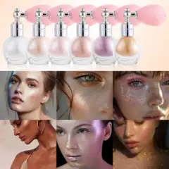 Facial Contouring, Fine Shimmering and Brightening Highlighter, Long-Lasting Anti-Sweat Stage Makeup, Sparkling Body Highlighter Spray