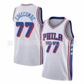 76ers no. 77 white