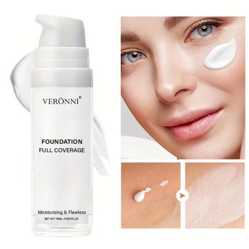 White Liquid Foundation, Whitening and Brightening, Correcting Skin Tone, Ultra-White Eye Brightening and Blending Liquid, Cos Blender