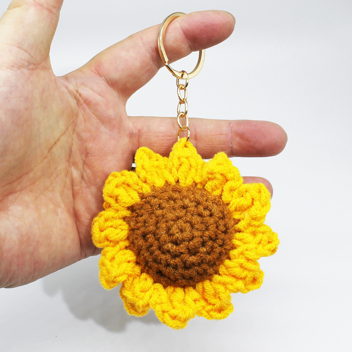 Hand-woven persimmon key chain bag pendant plush cute one-shot key gift pendant