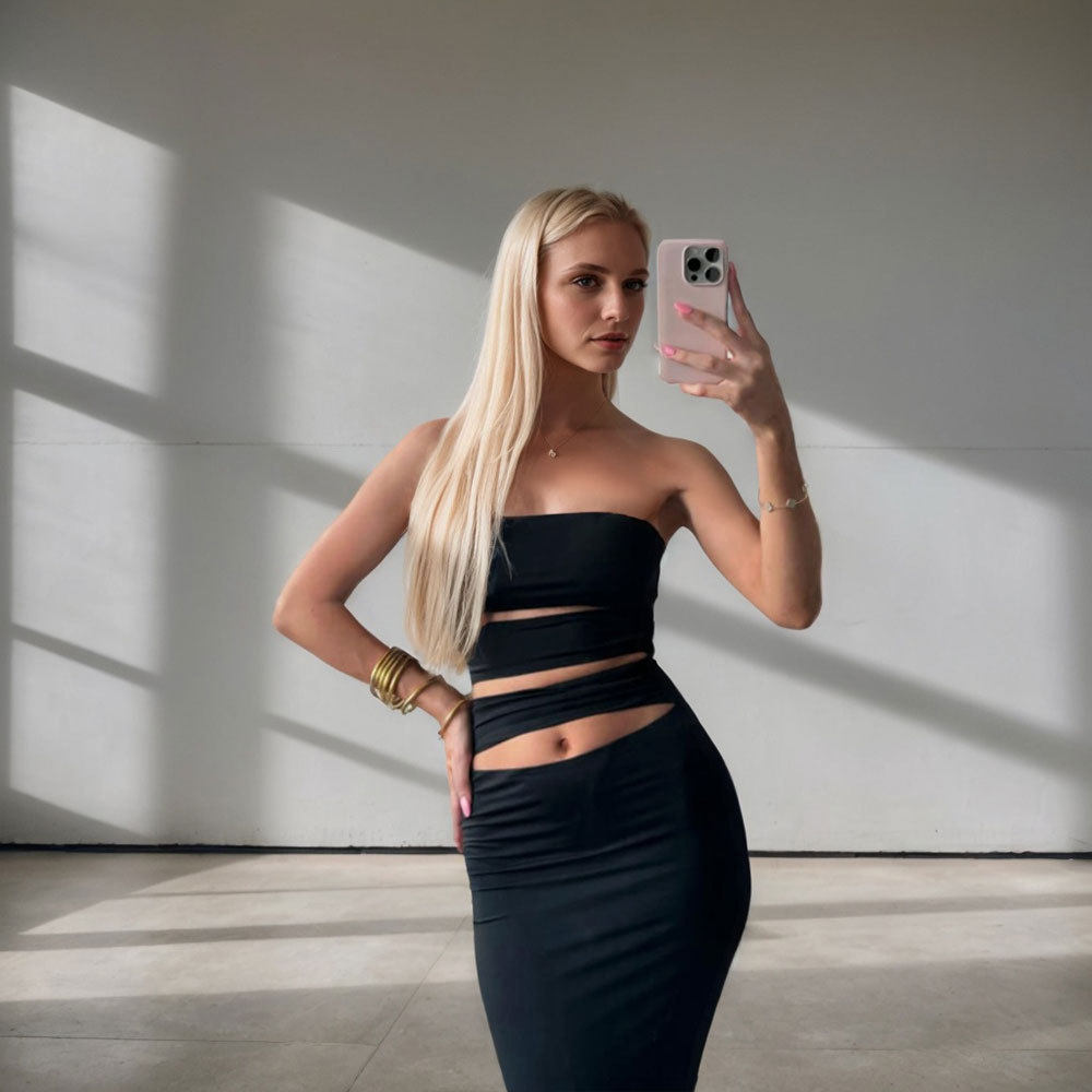 Bodycon Maxi Dress Slim Fit Trendy Design Spring Summer Style Wholesale Available ready to ship