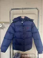 Blue down jacket