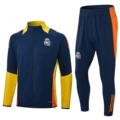 2425 royal blue with yellow real madrid jacket