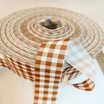 Hot-Printed Hemming Tape, Webbing Decorative Tape, Plaid Tape, Can Be Printed with Various Patterns