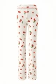 White cherry trousers