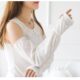 Summer Men's and Women's Ice Silk Sleeves Ice Sleeves Sunscreen Sleeves Anti-UV Ice Cool Thin Lefter Handguard Lefter Sleeves