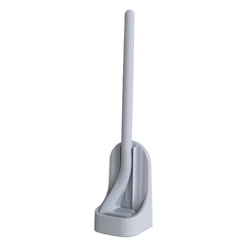 New golf toilet brush soft rubber no dead angle detachable long handle brush leak-proof base toilet cleaning brush