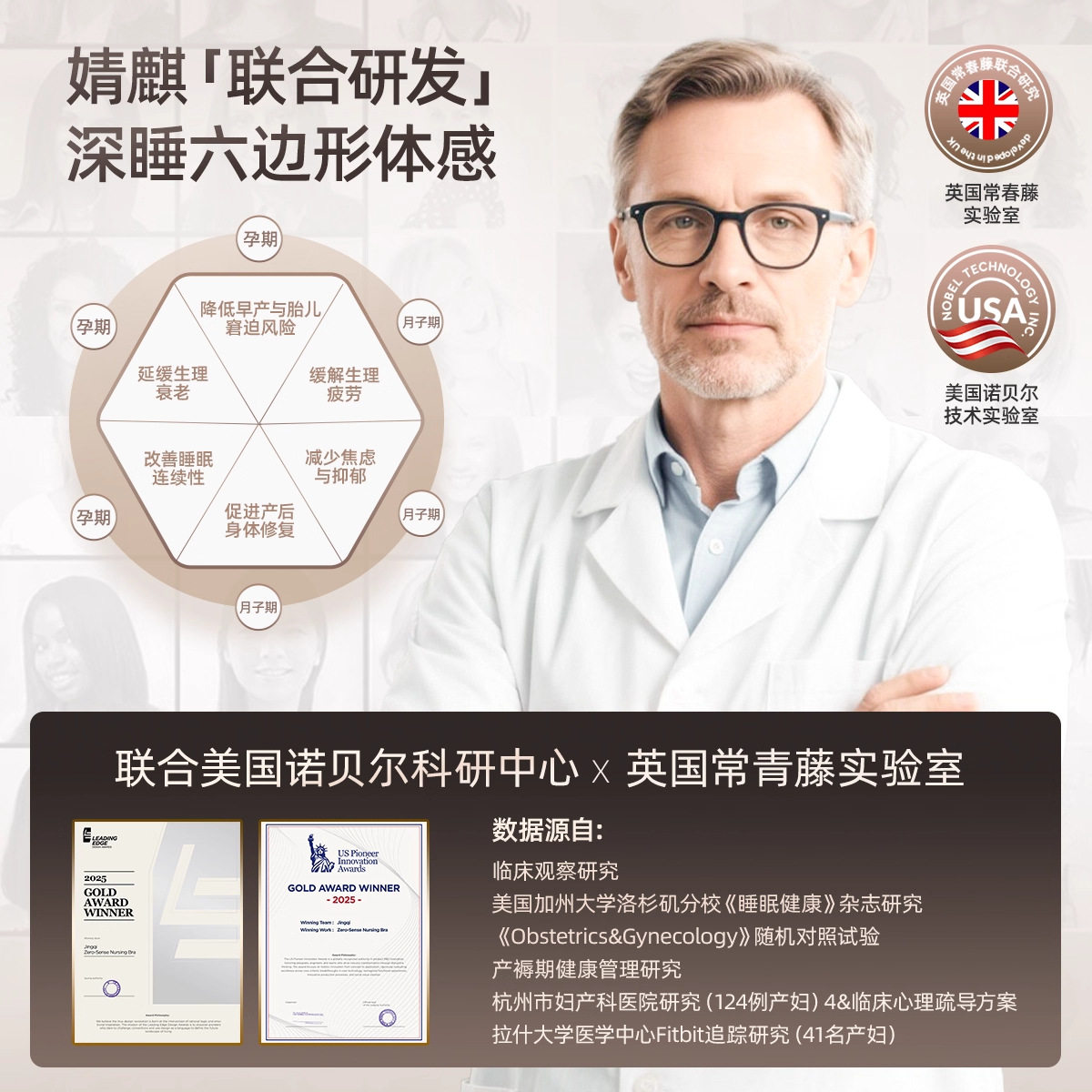 Jingqi Postpartum Clothing Pure Cotton Postpartum Maternity Pajamas Breastfeeding Autumn and Winter Maternity Skirt Pure Cotton Sweat-Absorbent Hospital Home Clothes