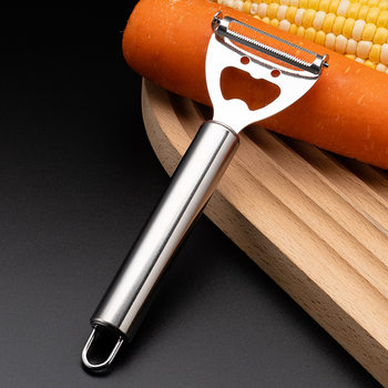 Stainless Steel Smiley Face Peeler Fruit Peeler Potato Scraper Vegetable Grater Multifunctional Peeler Knife