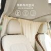 Car front and rear privacy partition curtain car middle air conditioning partition sunshade curtain car baby sun protection and heat insulation