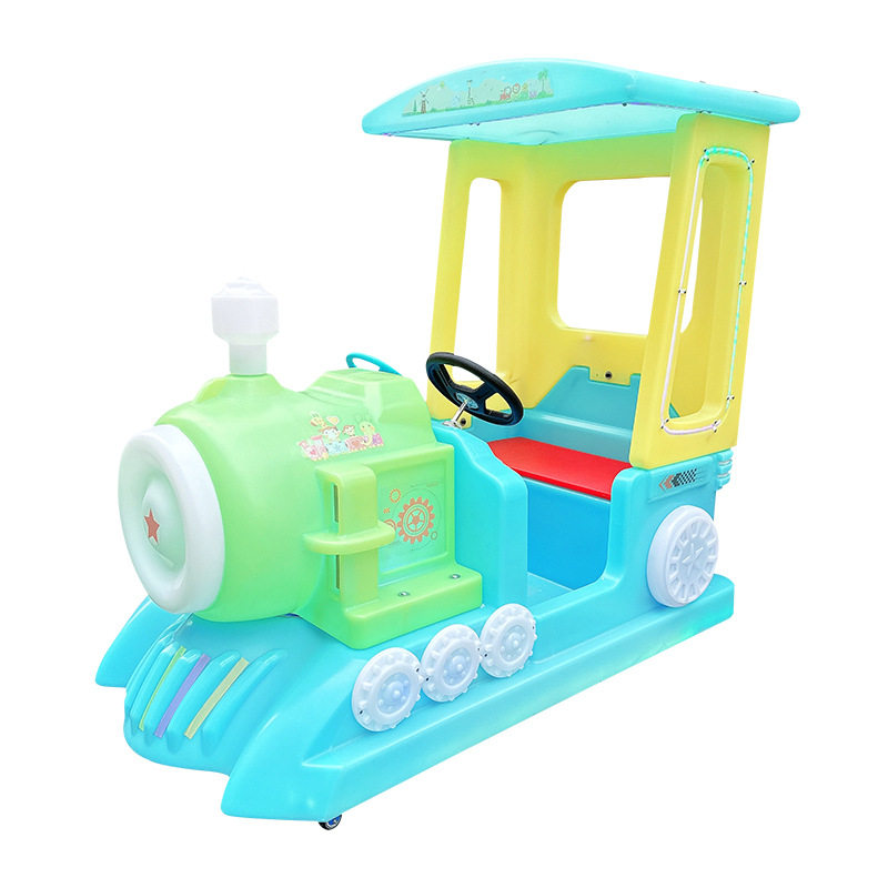 New Night Market Luminous Amusement Car Square Children's Battery Bumper Car Park Stall Double Electric Toy Car