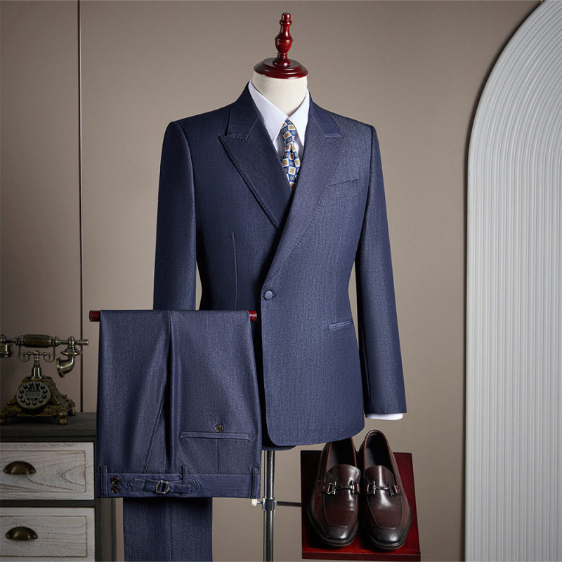 Large Size Groom Suit Suit Men's Business Casual Trendy Suit