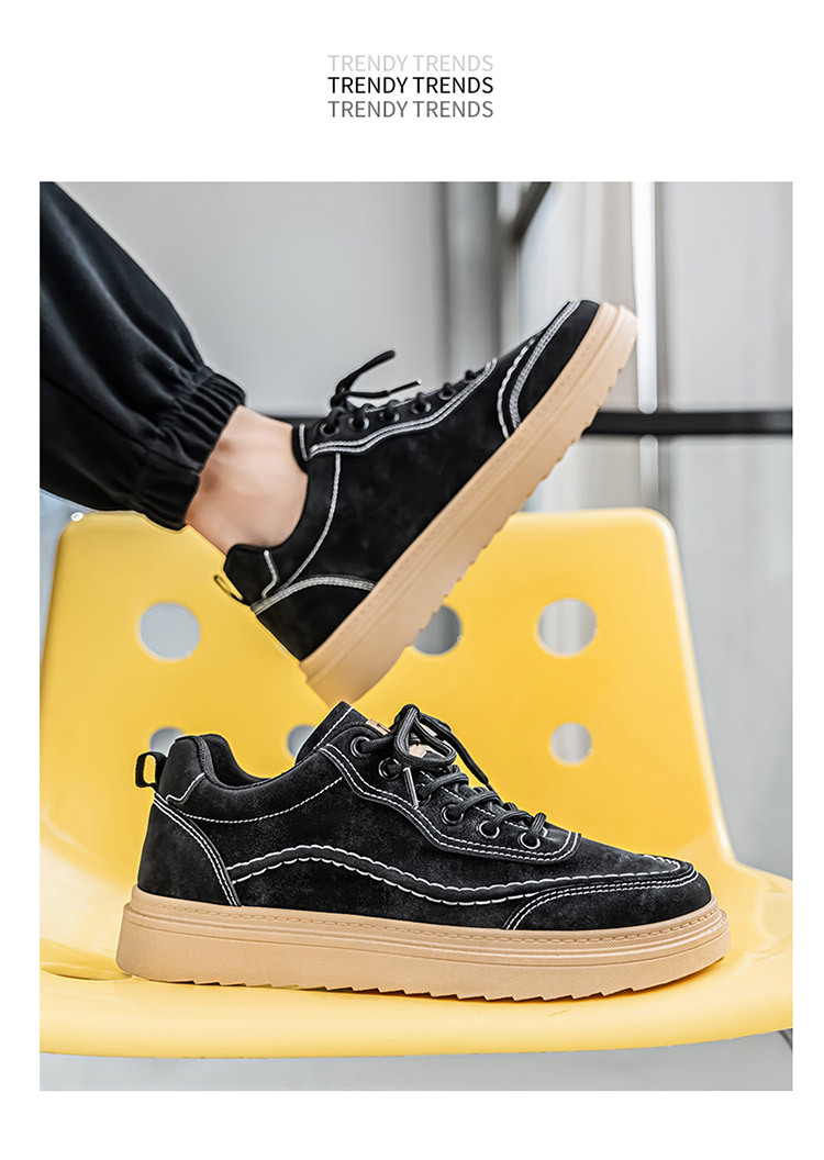 Men's Shoes 2025 Autumn New Men's Breathable Trbottomy Shoes Trbottomy Easiest for Match Thick-Soled Sports Shoes Casual Sneakers Leather Shoes 16 O1CN01hxxZ041IneVRIWSiw !!2215987860938 0 cib