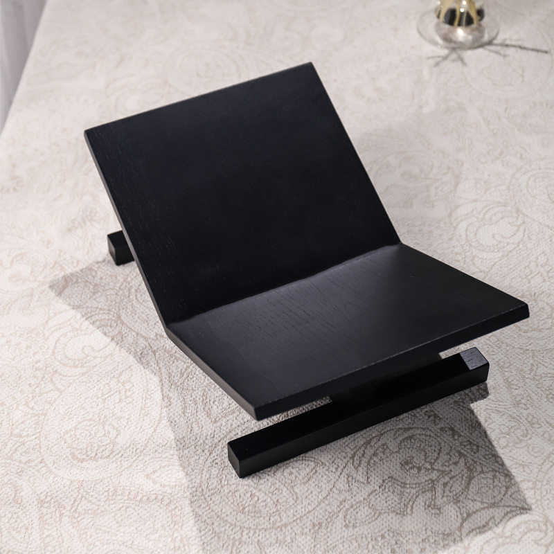 Nordic Minimalist Solid Wood Bookshelf Magazine Rack Model Room Sales Office Study Hotel Guest Room Decoration Decorations