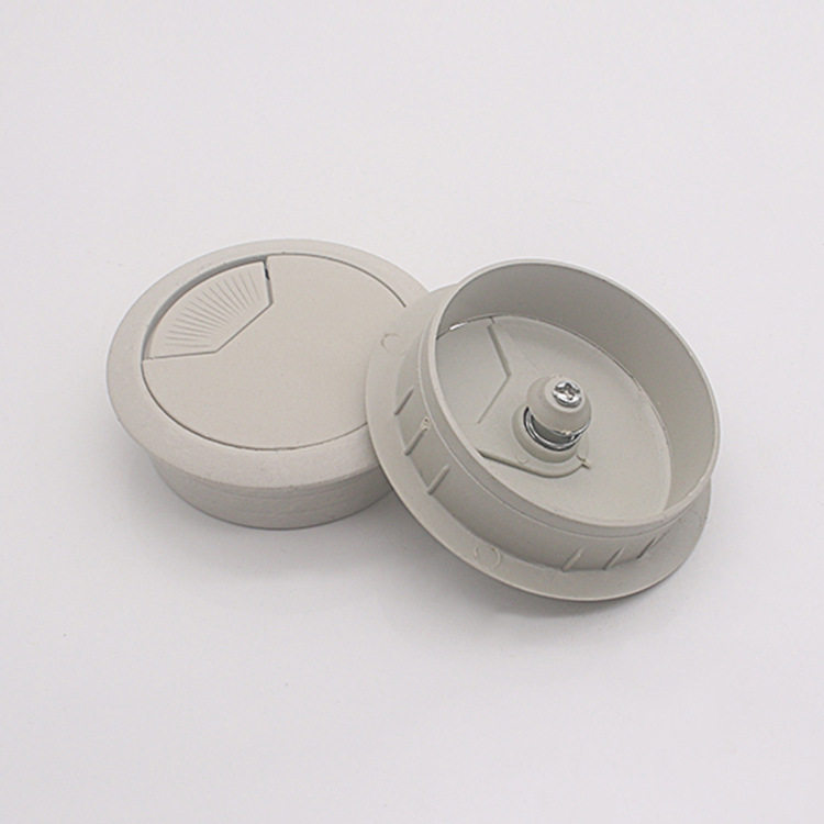 Computer desk hole cover 5060mm metal plastic desk routing threading box hole hole sealing cover