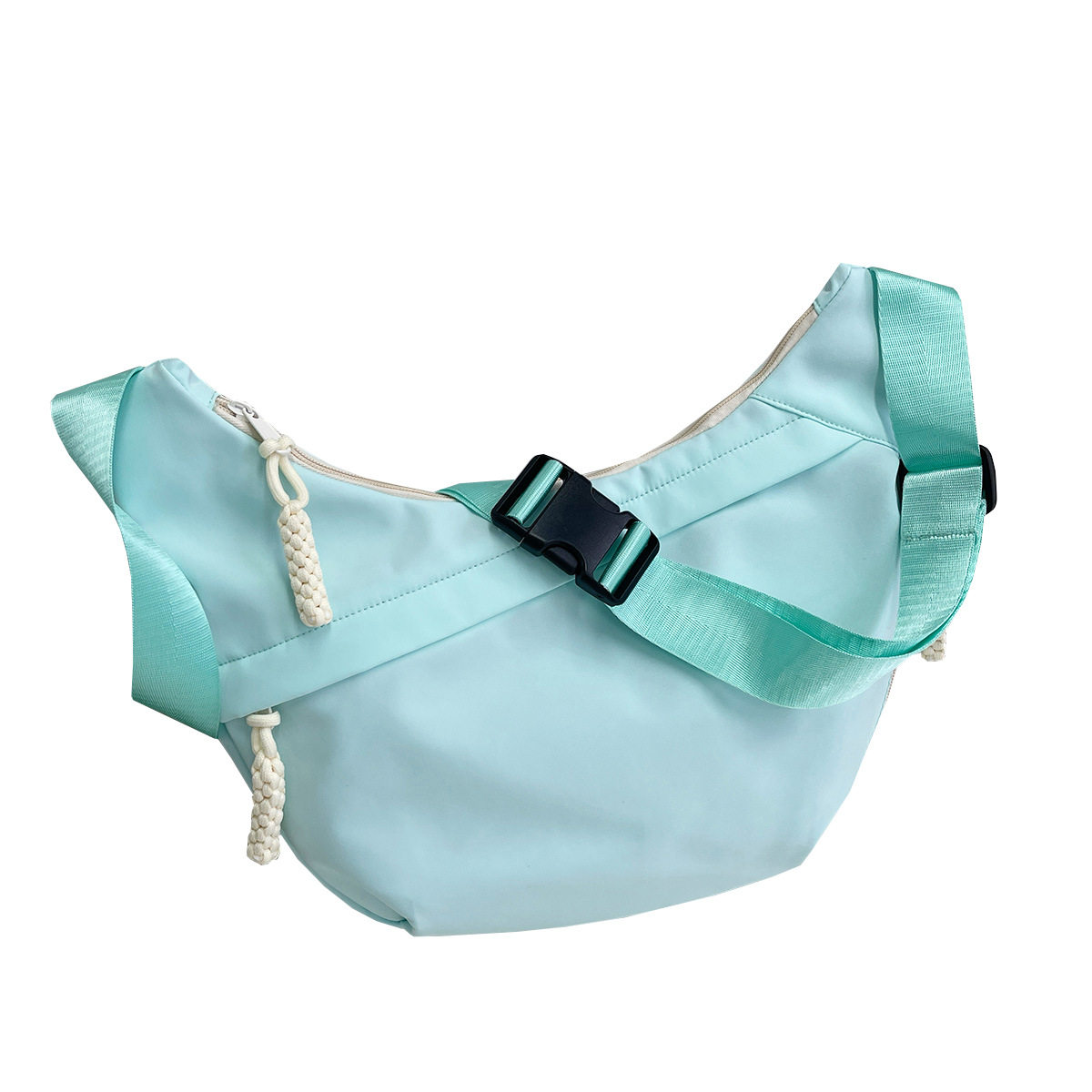 Korean Style Oxford Cloth Bag Women's 2024 New Fashion Dumpling Bag Shoulder Bag Large Capacity Crossbody Class Commuter Bag