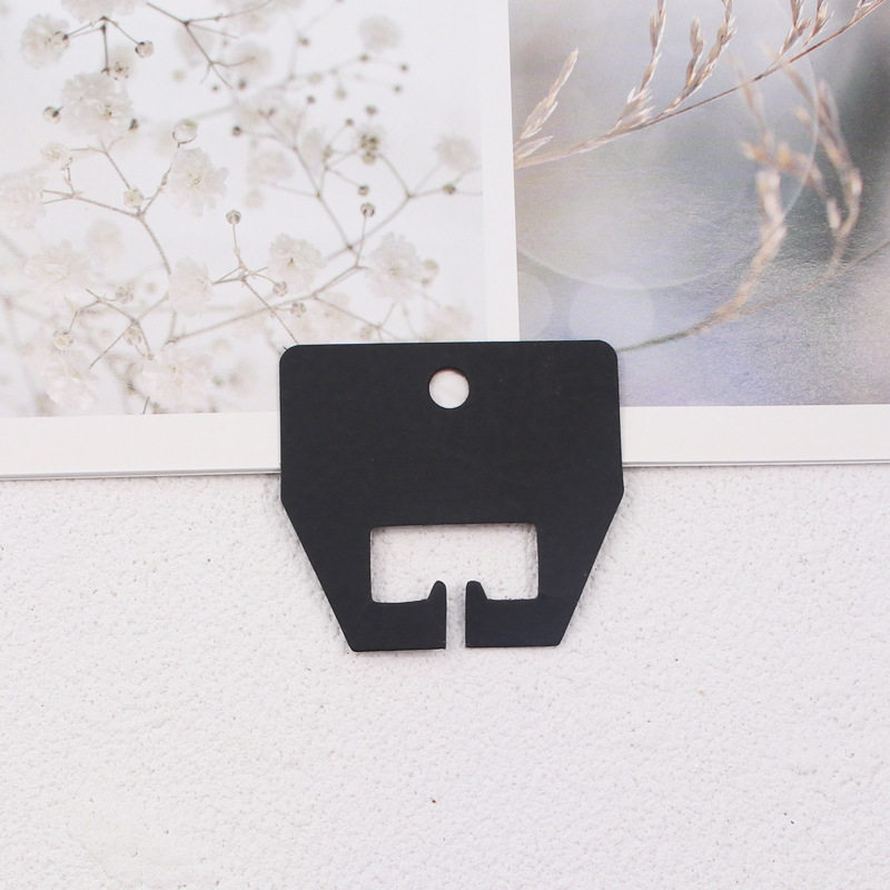 Spot wholesale blank grab hairpin card Kraft paper jewelry packaging card headdress display card can be hot stamping logo