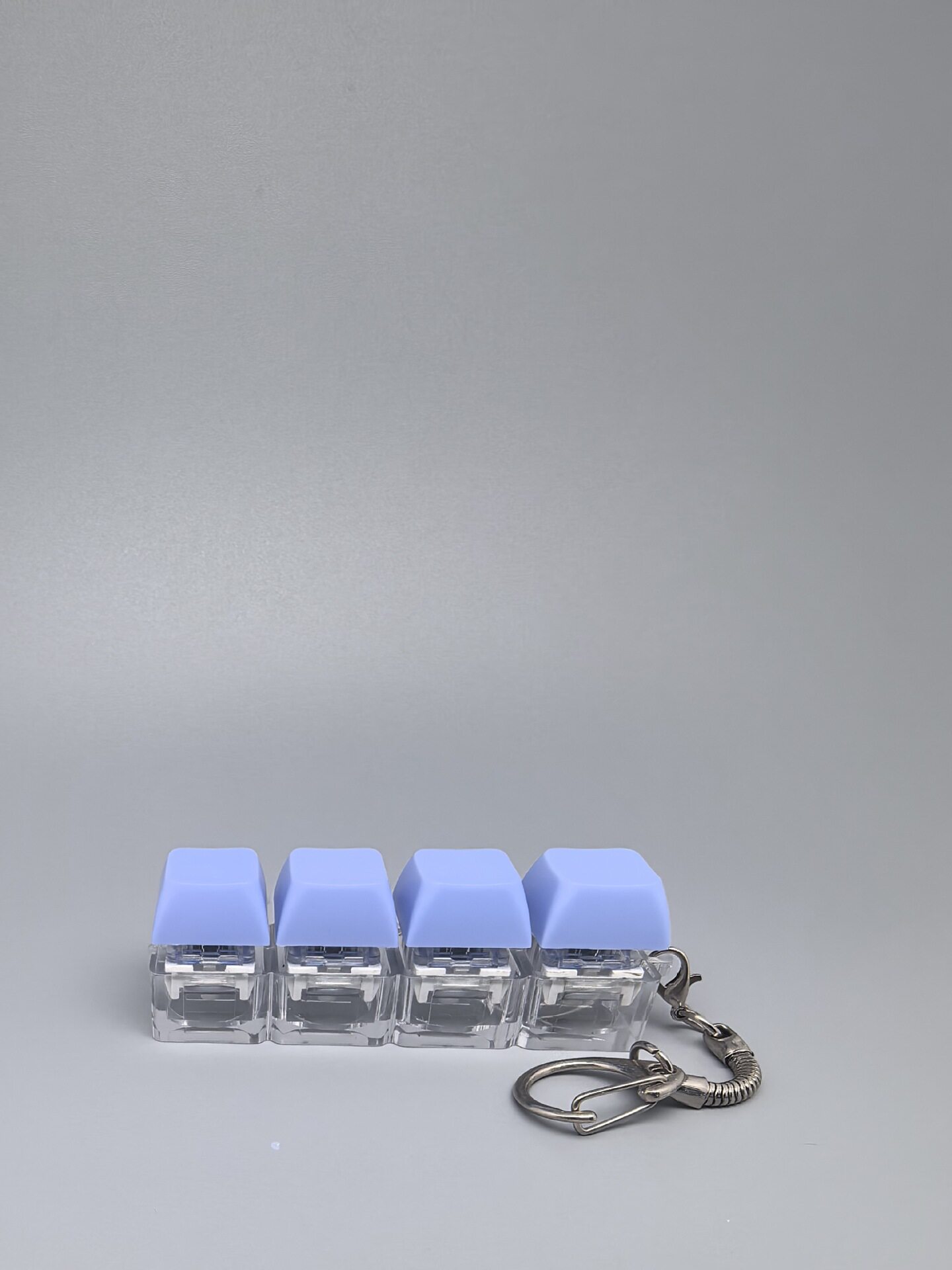 四键马卡龙按键解压玩具钥匙扣键盘办公摸鱼按键解压玩具跨境