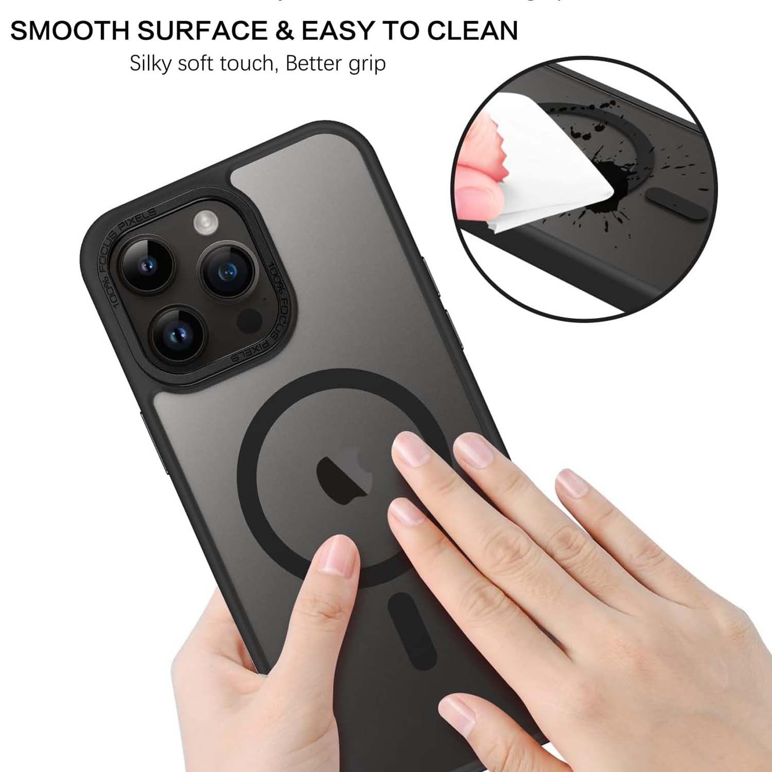 New Suitable for Apple 15 Magnetic Suction Phone Case iPhone14 Skin-feeling Oil Spray 16 Frosted Case Drop-proof 11 Protective Case