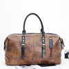 European and American Soft Leather Travel Boarding Bag, Retro Trendy Fitness Bag, Large Capacity Handbag, Fashionable Shoulder Crossbody Bag