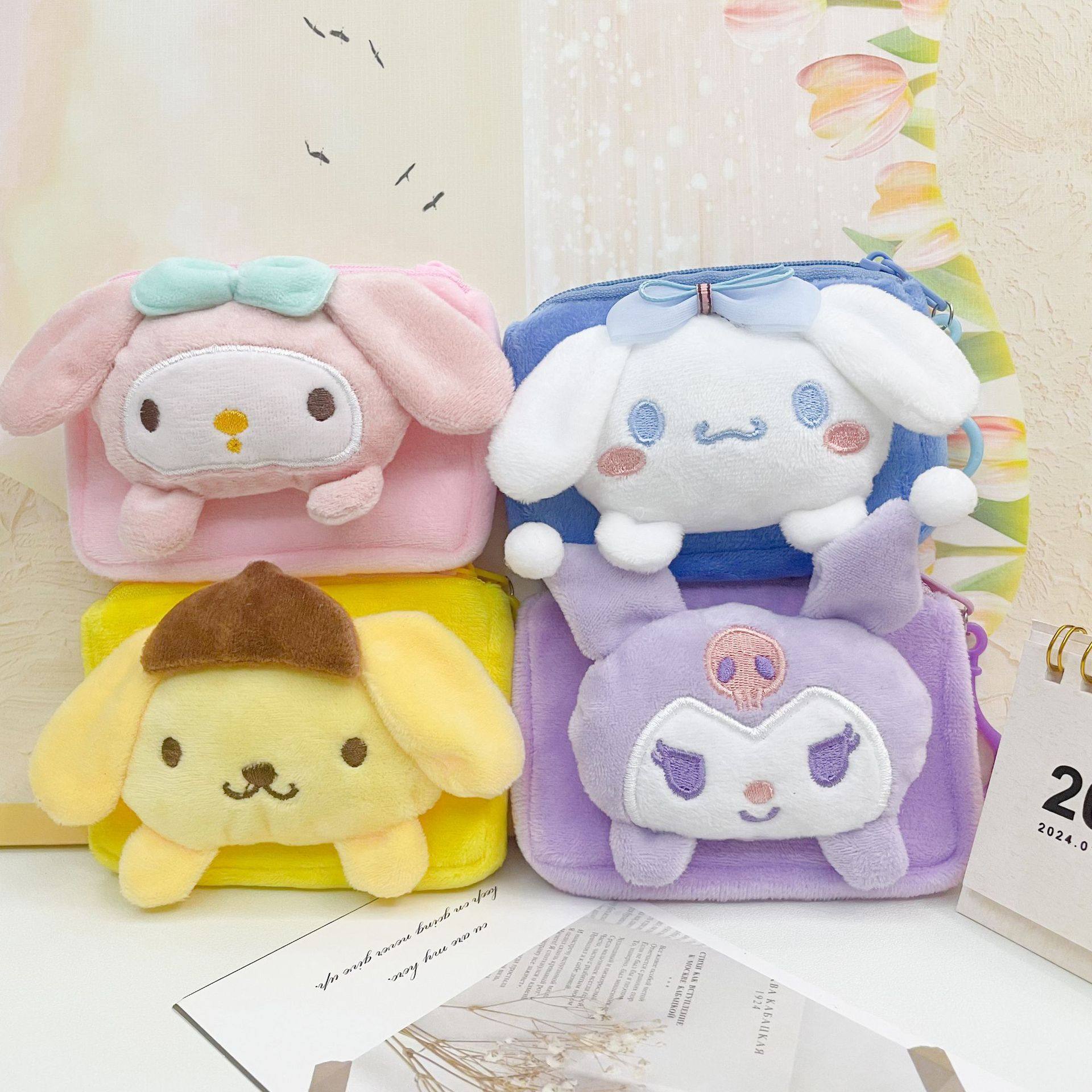 New Cute Coin Purse Cartoon Key Bag Student Card Bag Storage Mini Bag Coin Bag Night Market Stall Wholesale
