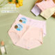 Anshu Yali Banlangen Antibacterial Briefs Modal High Elastic Low Waist Breathable Lace Girl Underwear 6131