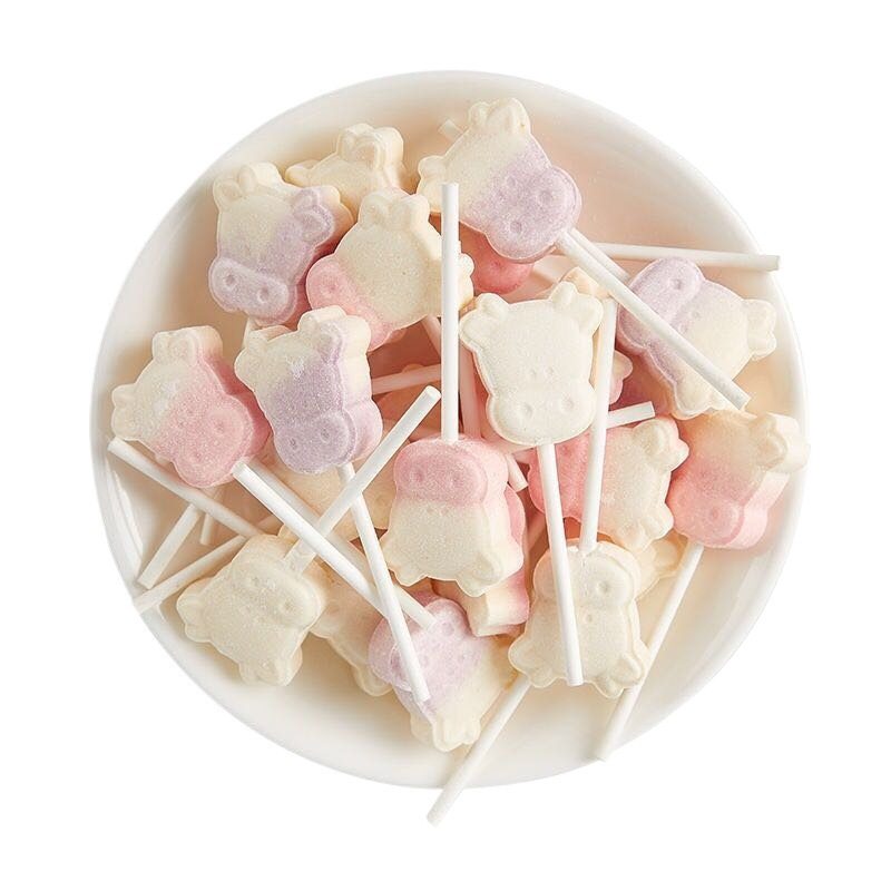 Children's Day Milk Lollipop Milk Candy High-Value Kids Snack Bulk Creative Candy Milk Tablets New Year