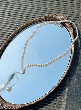 锁骨链颈链网红同款珍珠短款项链