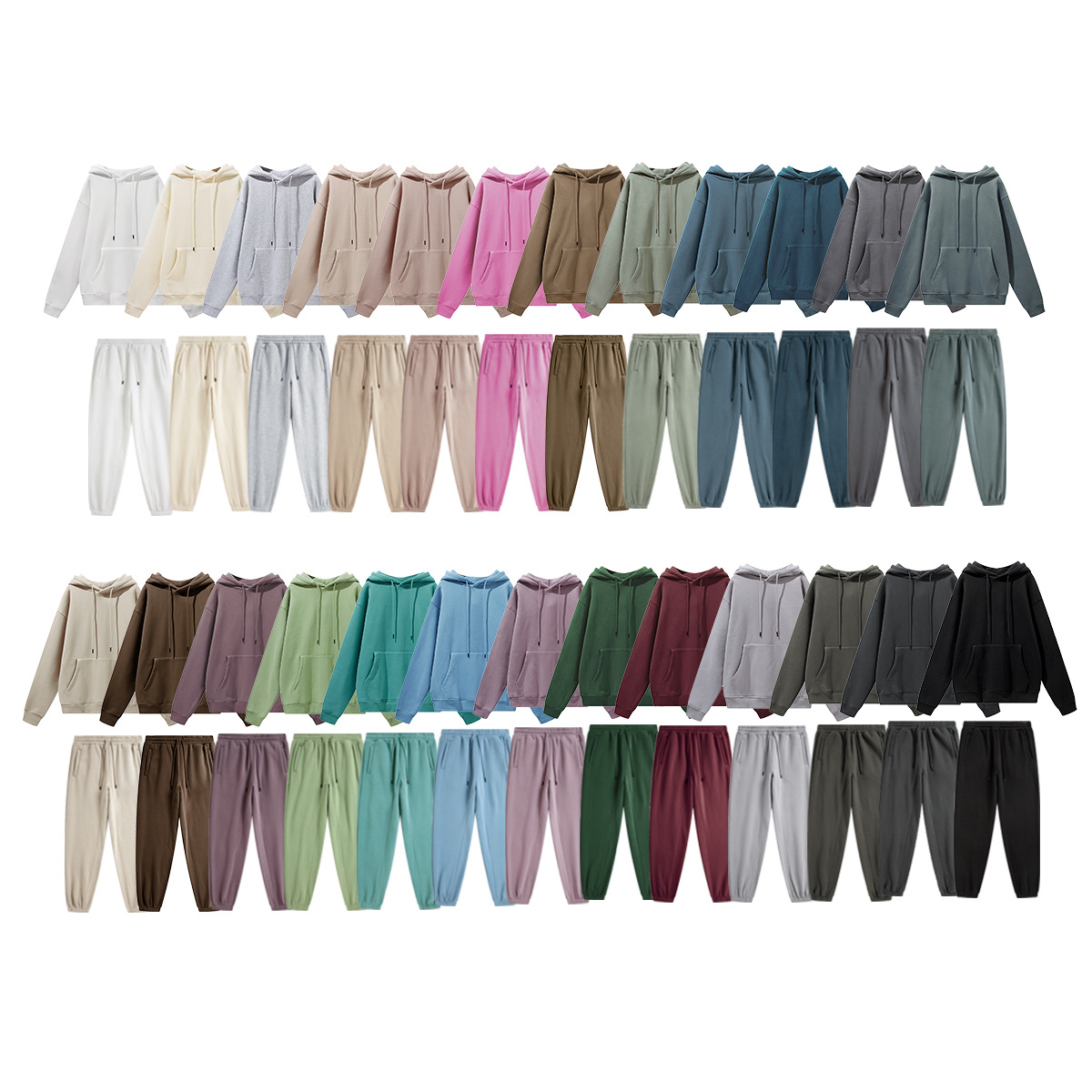 BE男装秋冬2025美式潮牌宽松连帽卫衣男外贸加绒加厚套装男款卫衣