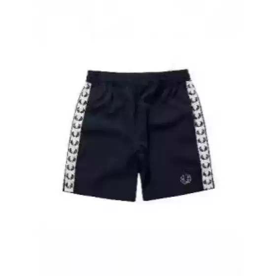 All-Over Printed Webbing Casual Solid Color Shorts for Men and Women, Summer Drawstring Sports Youth Simple Loose Fp Wheat Ear Black Trendy Style