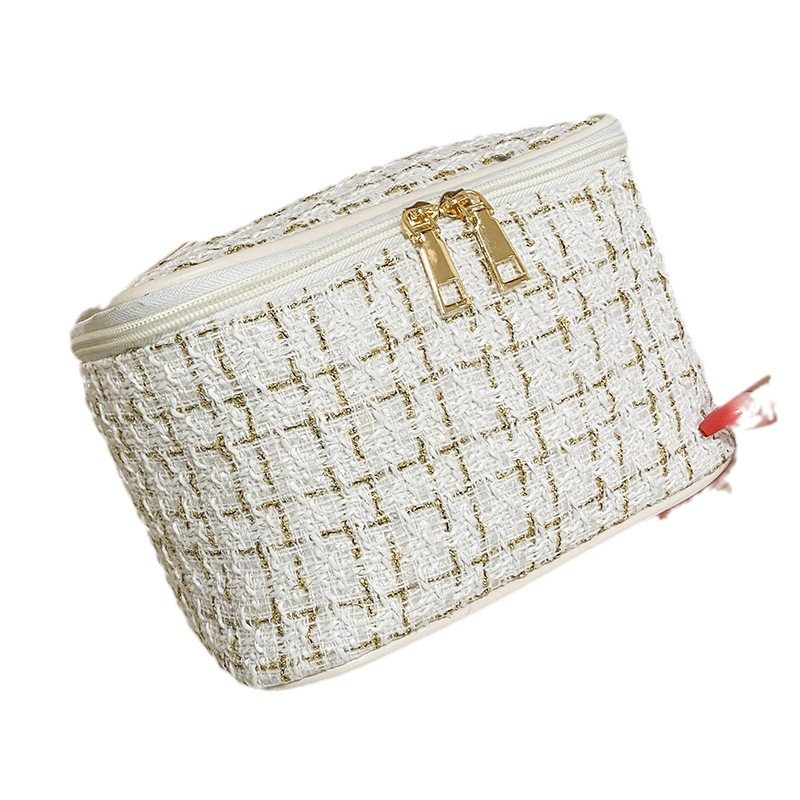 Casual Large-Capacity Small Fragrance Cosmetic Bag Ins Girl Storage Toiletry Bag Travel High-Value Cosmetics Storage