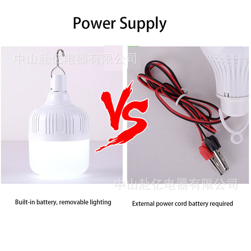 Solar Light Bulb USB Charging Led Household Emergency Light Outdoor Camping Style Satchel Light Night Market Stall Lighting