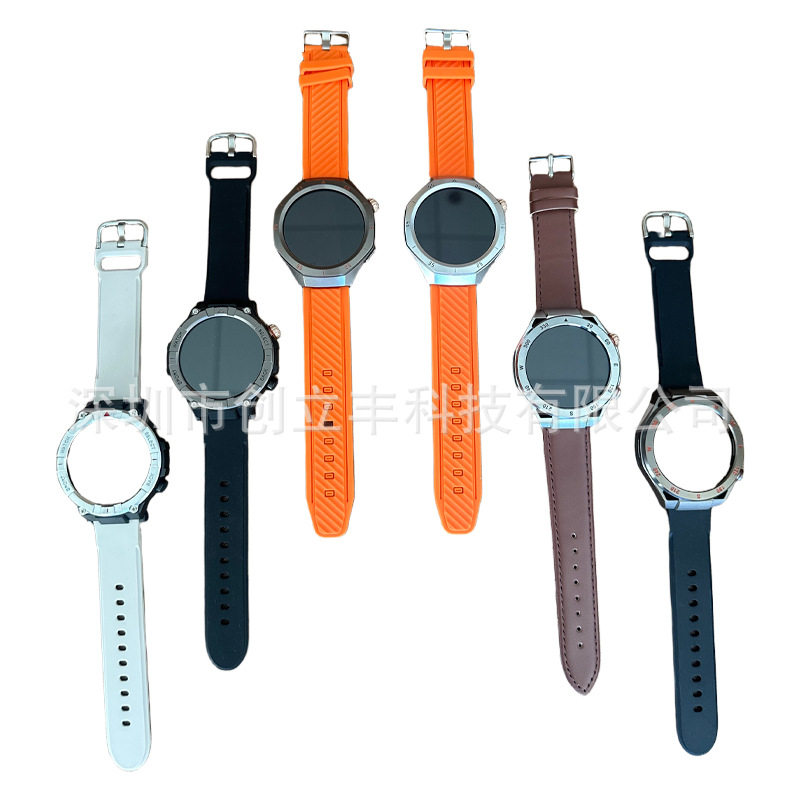 Cross-Border New Model D1 Smart Watch with Interchangeable Body, Round Watch with Dual Body, 1.5 Full Round Screen, 3 Straps, Heart Rate and Blood Pressure