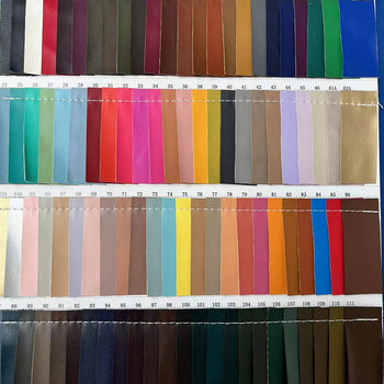 Full PU leather soft leather fabric garment fabric soft bag handmade multi-color fine grain soft stretch lamb pattern artificial leather