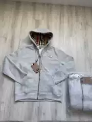 Original High-Quality British-Style Hooded Men's Sweatshirt with Pure Copper Zipper and Embroidery for the European and American Market