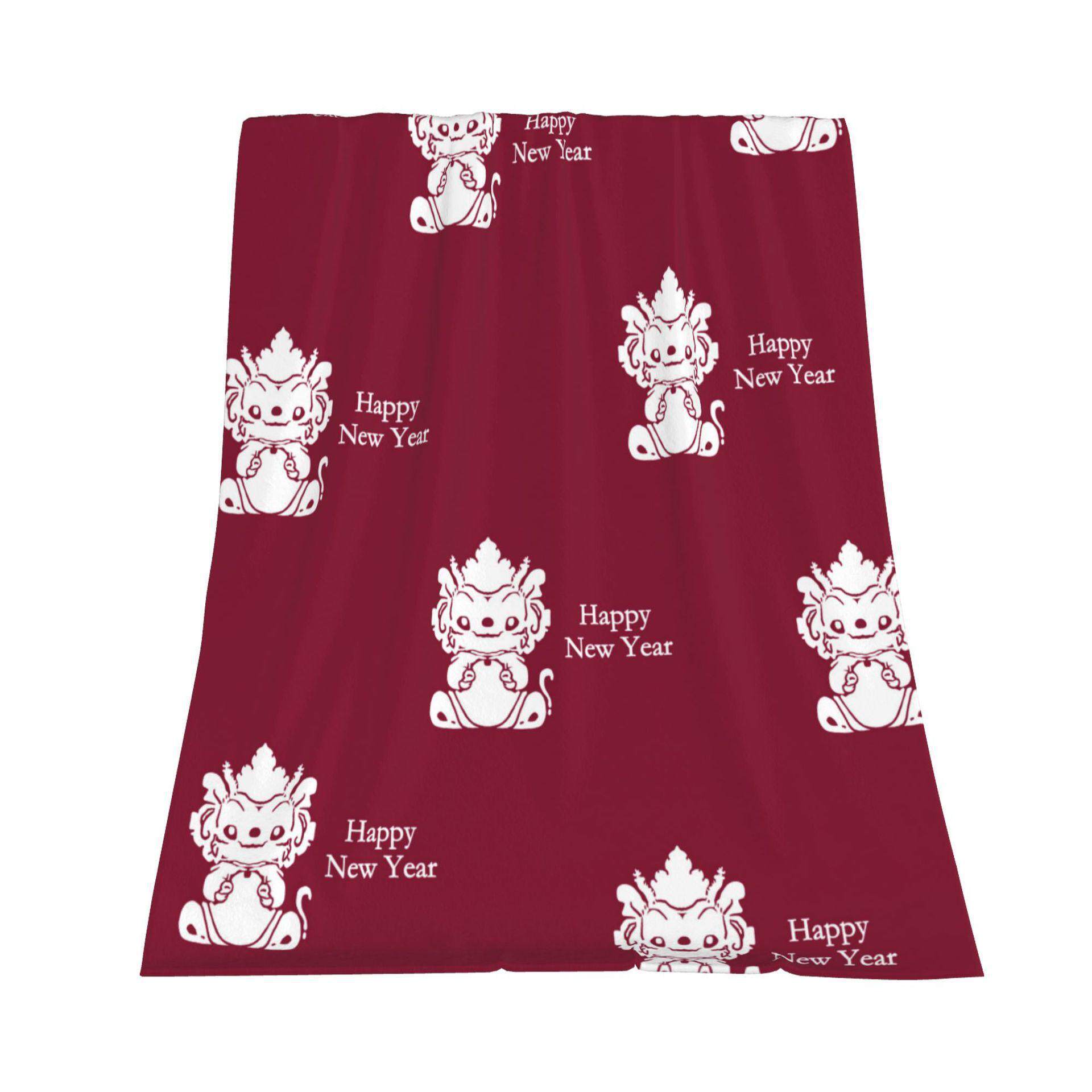 Amazon Flannel Blanket Custom Pattern Flannel Blanket Cross-Border Popular Lunch Break Gift Air Conditioning Blanket Cover Blanket