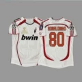 2006-07 UEFA Champions League Winner AC Milan Away with #80 Ronaldinho + Patch