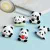 small size Cartoon Flower Panda Handmade DIY Cream Glue Resin Accessories Refrigerator Sticker Hairpin Stationery Box Jewelry Material