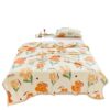 Double-sided milk velvet flannel multifunctional printed blanket shawl blanket lunch break blanket wholesale foreign trade cross-border gifts