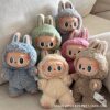 Labubu Plush Doll 1St Generation Vinyl Doll Macaron Blind Box Pendant Hand-Made Gift Cartoon